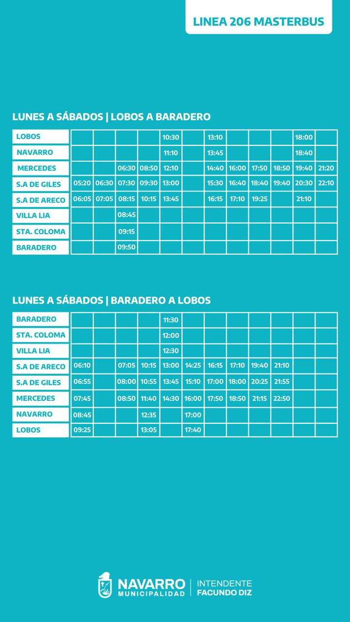 horarios206