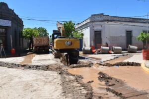 Compromiso y gestión: las obras de pluviales siguen en marcha