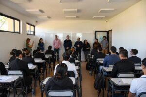 Formación y compromiso: el Centro Universitario recibió a 300 aspirantes de la Escuela de Policía Juan Vucetich