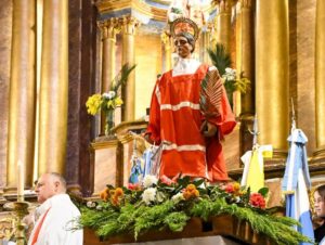 San Lorenzo Mártir: Navarro celebró a su Patrono con fe y alegría